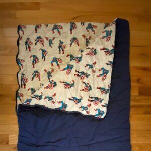 Pottery Barn Kids Marvel Captain America Sleeping Bag BRAND NEW CONDITION